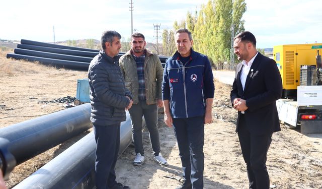 Sungurlu’da dev altyapı  ve su projesi hızla ilerliyor