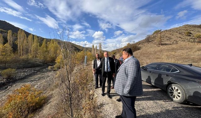 Milletvekili Kaya, Bayat’ta  grup yolu çalışmalarını inceledi