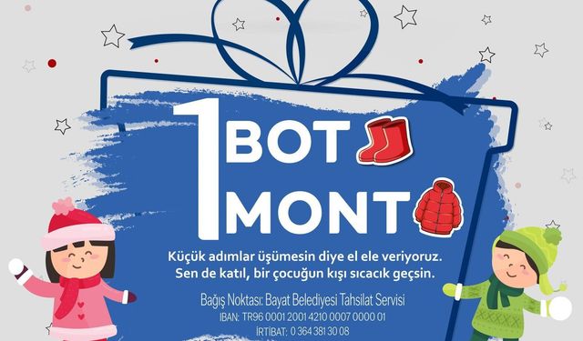 Bayat’ta “1 Bot 1  Mont” kampanyası