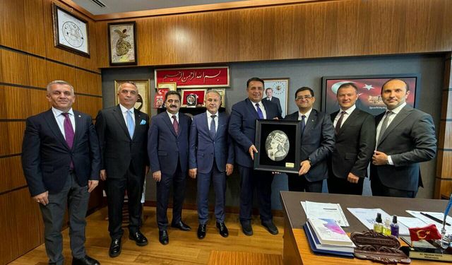 Dalyan ve ekibi Ankara’da