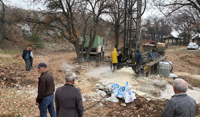 O köyün 600 yıllık su hasreti bitiyor
