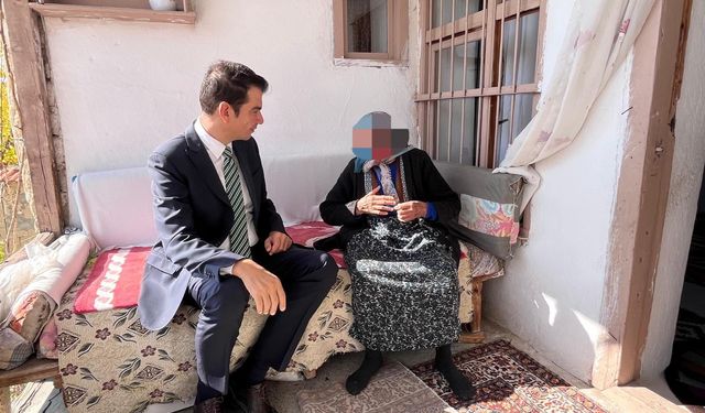 Kaymakam Köksal ihtiyaç sahibi  ailelere devletin şefkat elini uzattı
