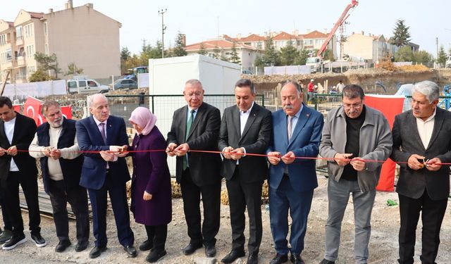 700 konutluk projede  ilk etap temeli atıldı
