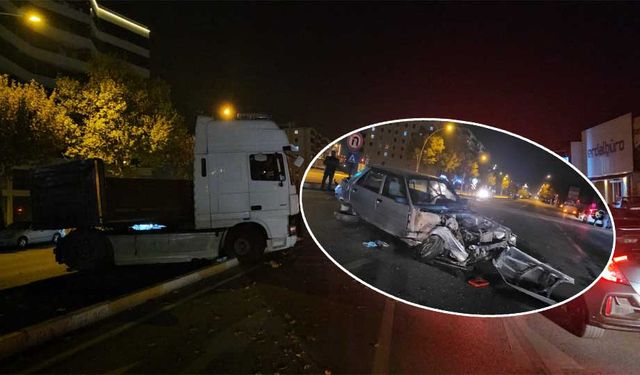 Çorum’da alkollü TIR sürücüsünün neden olduğu kazada 1 kişi yaralandı