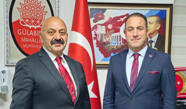 İsbir’den Muhtar Belli’ye  geçmiş olsun ziyareti