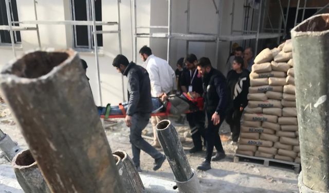 Çorum'da inşaatta iş kazası : 1 yaralı