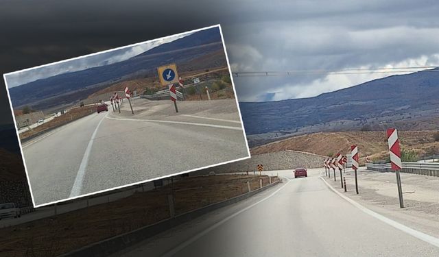 Bu yol tehlike saçıyor!