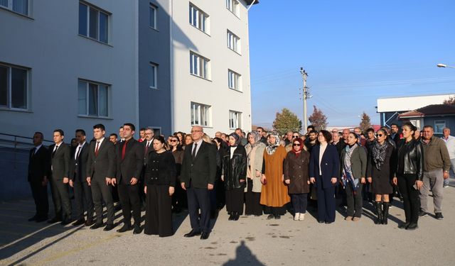 Tarım personeli Ata’yı andı