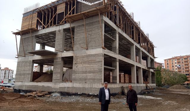 Yatılı Hafızlık Kız Kur’an Kursu inşaatı yükseliyor