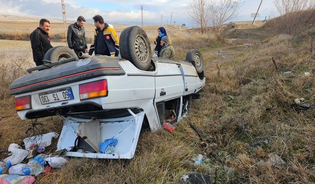 Cenazeye giderken kaza yaptılar
