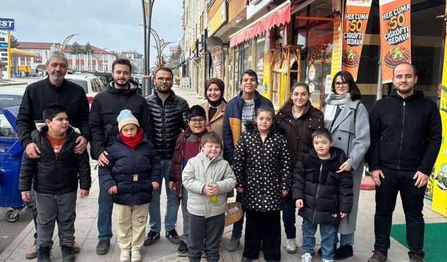 Özel bireylerden  gönülleri ısıtan ikram