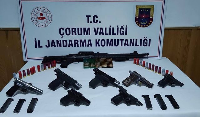 Silah kaçakçılarına jandarmadan operasyon