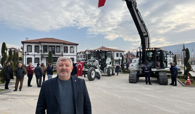 Osmancık Belediyesi  iki yeni iş makinesi aldı