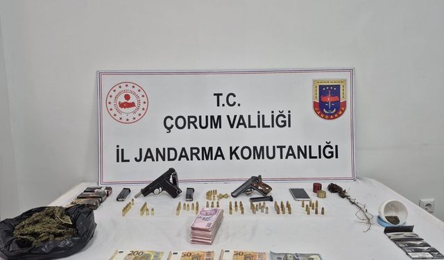 Çorum’da uyuşturucu operasyonu: 4 şüpheli tutuklandı