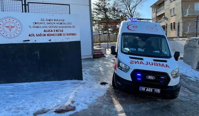 Alaca’ya tam donanımlı  ambulans tahsis edildi