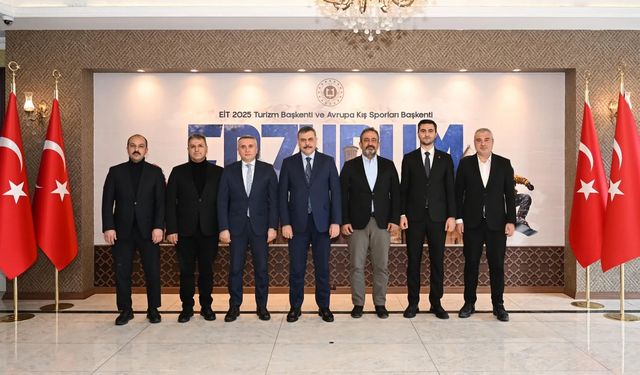 Çorum heyeti Vali  Çiftçi’yi ziyaret etti