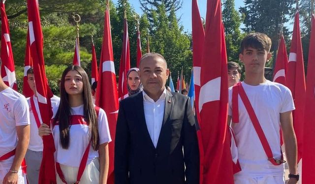 Gaziden Türk Bayrağına  yapılan saldırıya tepki