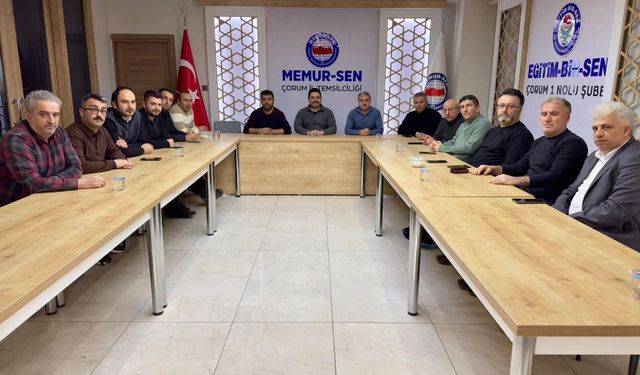 Eğitim çalışanlarının sorunlarını görüştüler