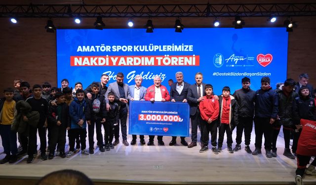 50 kulübe 3 milyon TL destek