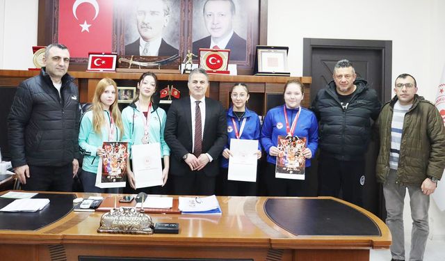 Göktürk’ün şampiyonları Demirkıran’ı ziyaret etti