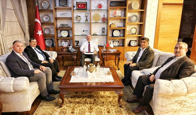 Vali Çalgan, Ziraat Odası başkanları ile görüştü