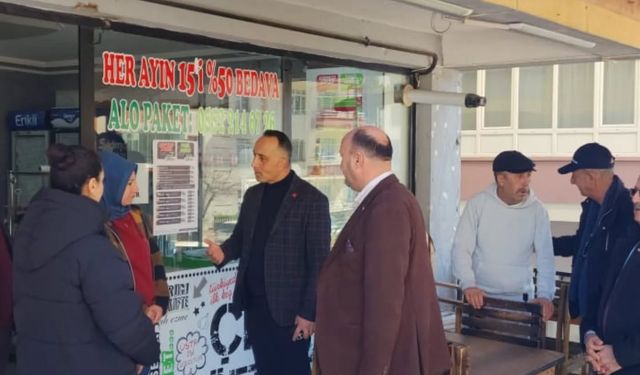 CHP’den esnaf ziyareti