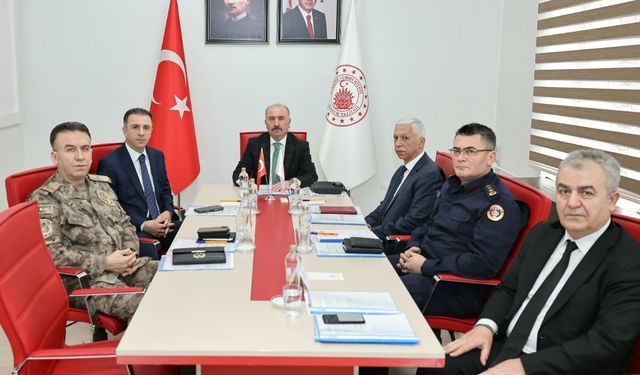 Genişletilmiş asayiş  toplantısı düzenlendi