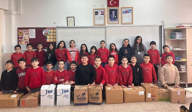 Öğrencilerden anlamlı yardım