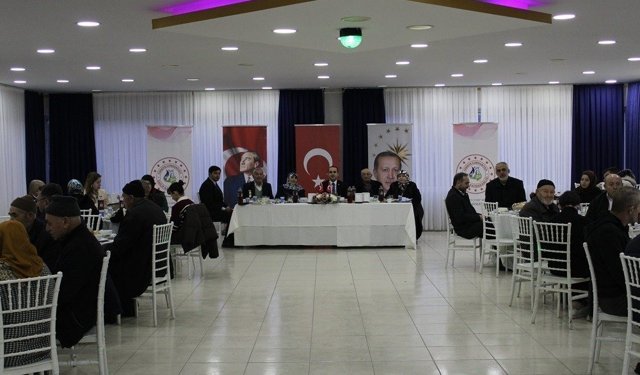 İskilip'te şehit yakınları ve  gazilerle iftar programı