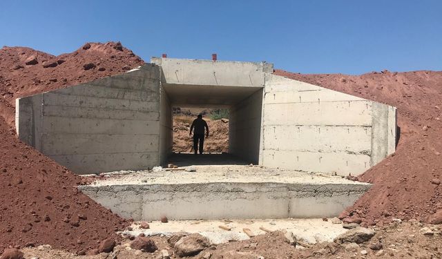 Tirkeş Köyü’ndeki menfez tamamlandı