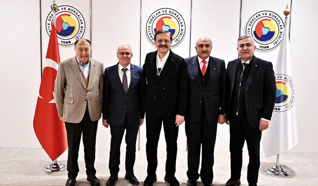Kürbüz, TOBB Başkanı Hisarcıklıoğlu ile görüştü