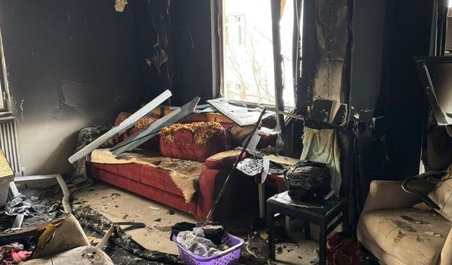 Çorum’da korkutan yangın: Genç kiracının evi küle döndü