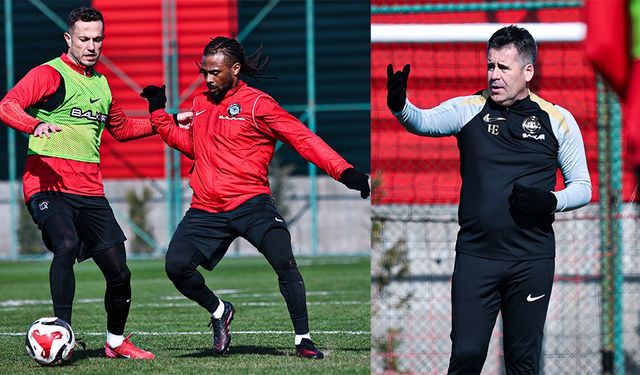 Vanspor maçının  taktiğini çalıştılar