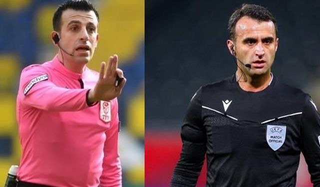 Olay hakemler kızağa çekildi!