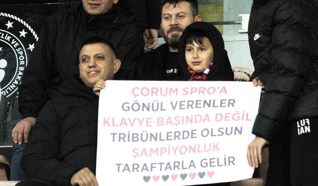 Minik taraftardan  önemli mesaj