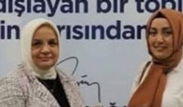 AK Parti İlçe Kadın Kolları  Başkanı görevini bıraktı