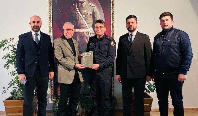 Türk Ocakları'ndan Komutan  Ayvaz'a nezaket ziyareti