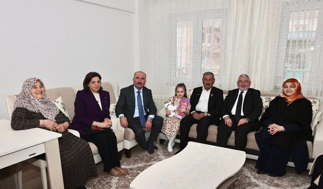 Şehit aileleri ve  gaziler unutulmadı