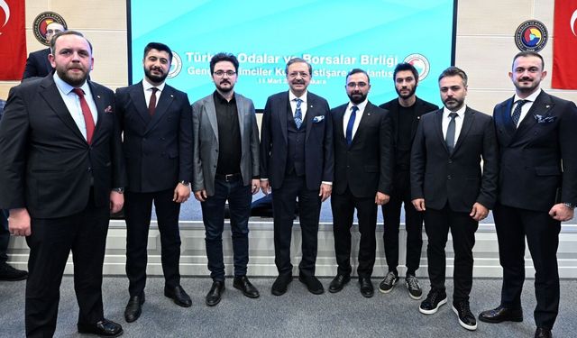 Çorumlu genç girişimciler TOBB’daki  istişare toplantısına katıldı