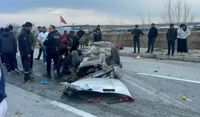 Kontrolden çıkan otomobil devrildi: 3 yaralı