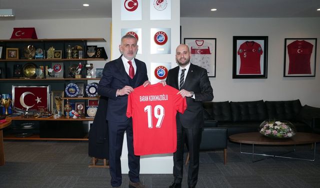 Başkan Korkmazoğlu, TFF’nin 1 ve 2 numarasını ziyaret etti