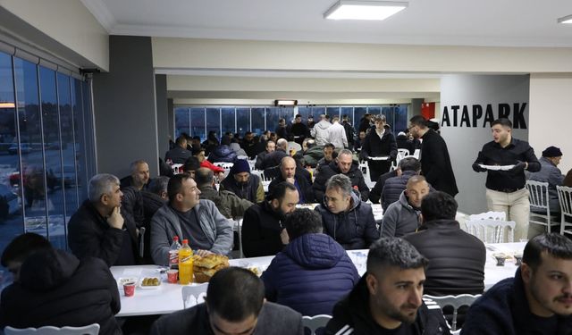Alaca Belediyesi personelleri iftar programında buluştu