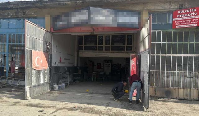 Çorum’da oto boya dükkanına silahlı saldırı