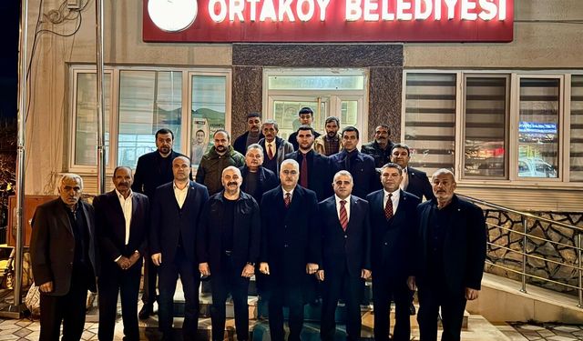 AK Parti heyetinden Ortaköy  Belediye Başkanı İsbir’e ziyaret
