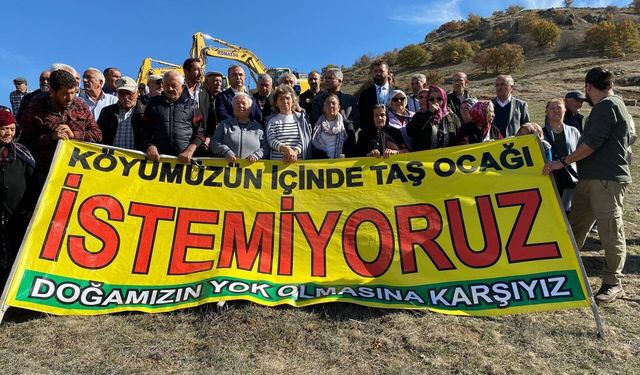 Çorum’daki taş ocağı projesi Meclis'e taşındı: Köy halkı dikkate alındı mı?