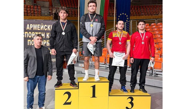 Çorumlu güreşçi Bulgaristan’da  üçüncü oldu