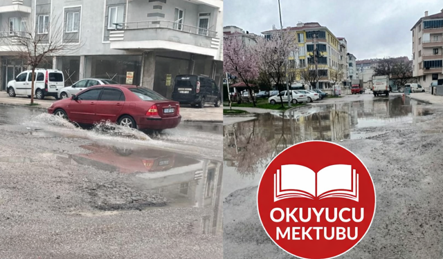 Her yağmurda göl oluşuyor