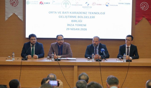 Orta ve Batı Karadeniz Teknoloji  Geliştirme Bölgeleri Birliği kuruldu