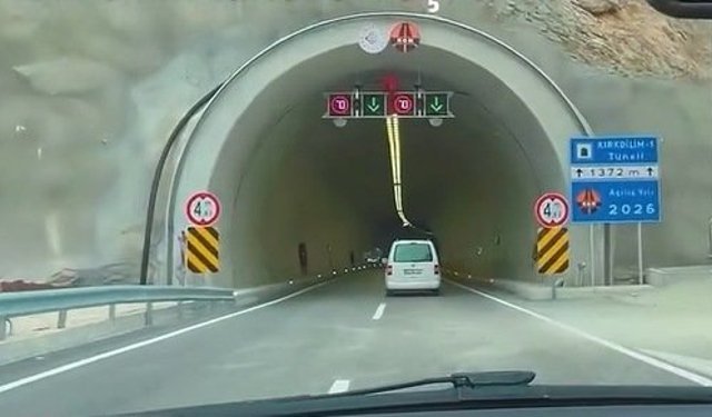 Çorum'da Kırkdilim Tünelleri trafiğe açıldı