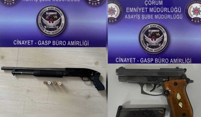 Asayiş operasyonlarında  çok sayıda silah ele geçirildi